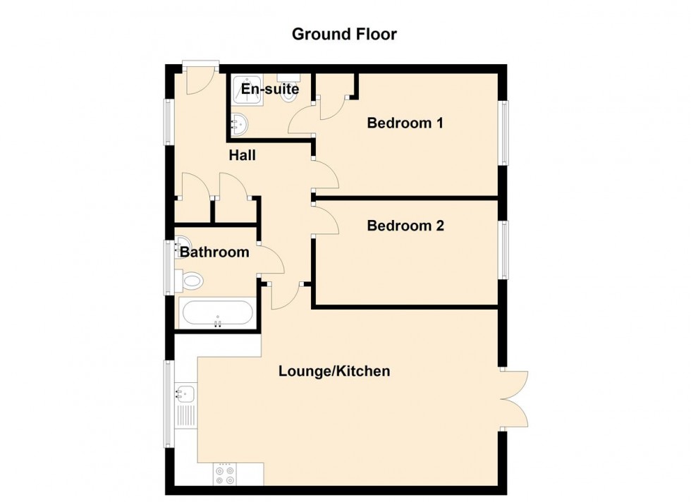 Floorplan for Great Brier Leaze, Charlton Hayes, Bristol