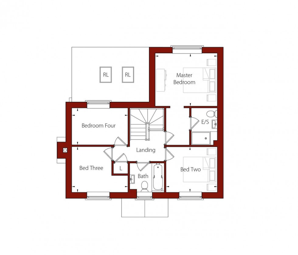 Floorplan for ** READY SOON - RESERVE NOW! - CALL TO VIEW! ** Plot 2, Springwood Place, Ashfield Road, Elmswell, Bury St Edmunds, IP30 *