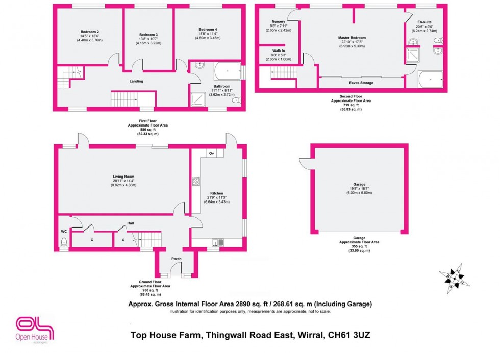 Floorplan for Top House Farm, 50 Thingwall Road East, Thingwall