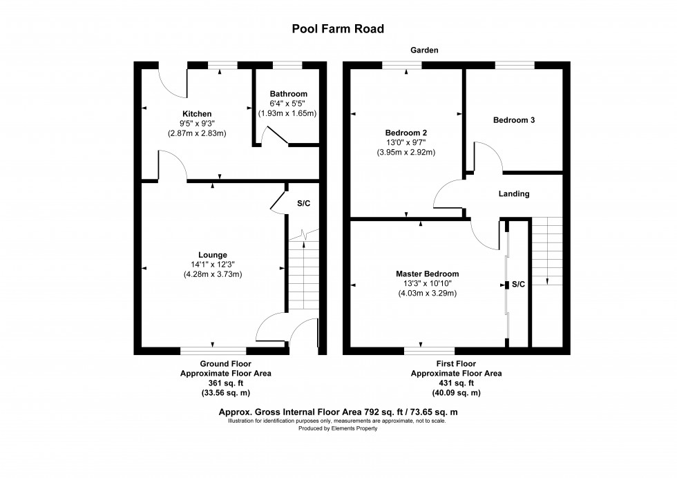 Floorplan for Pool Farm Road, Acocks Green, Birmingham, Birmingham
